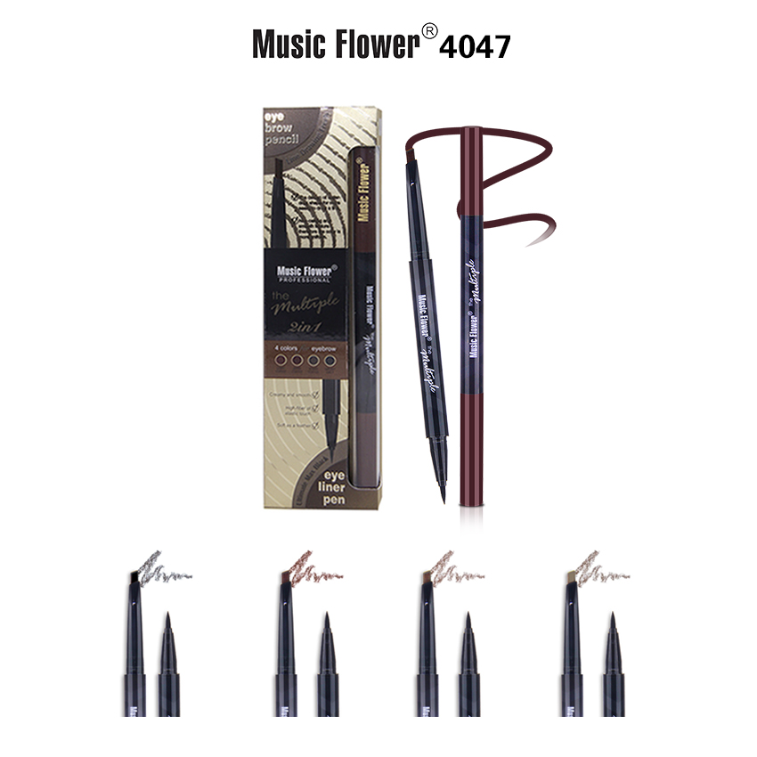 音樂花 眉筆&眼線筆 #4047