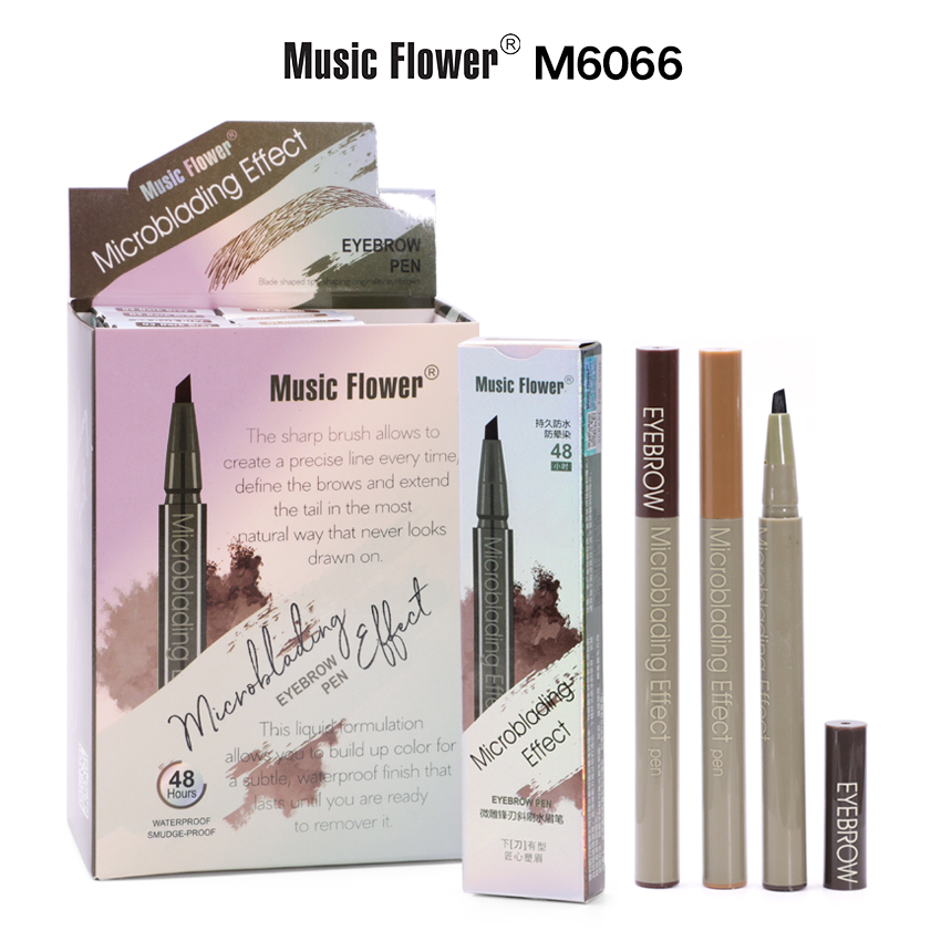 MUSIC FLOWER 微雕鋒刃斜刷水眉